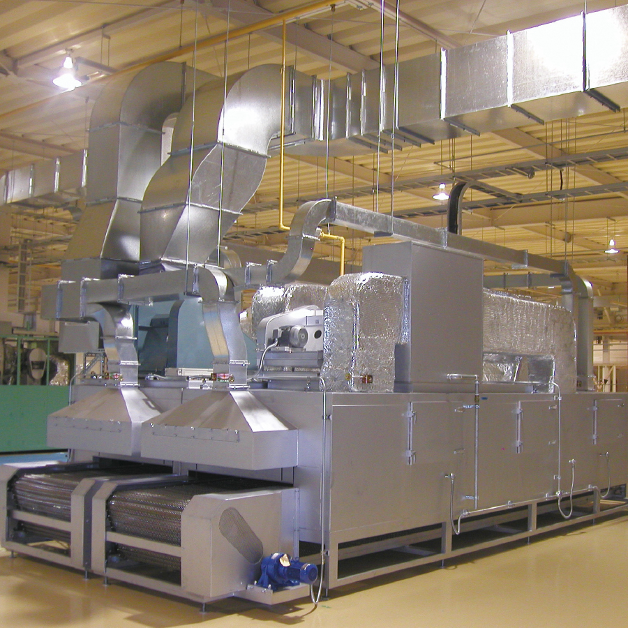 コンベヤ式乾燥炉